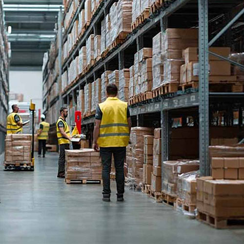 personnel d'entrepôt